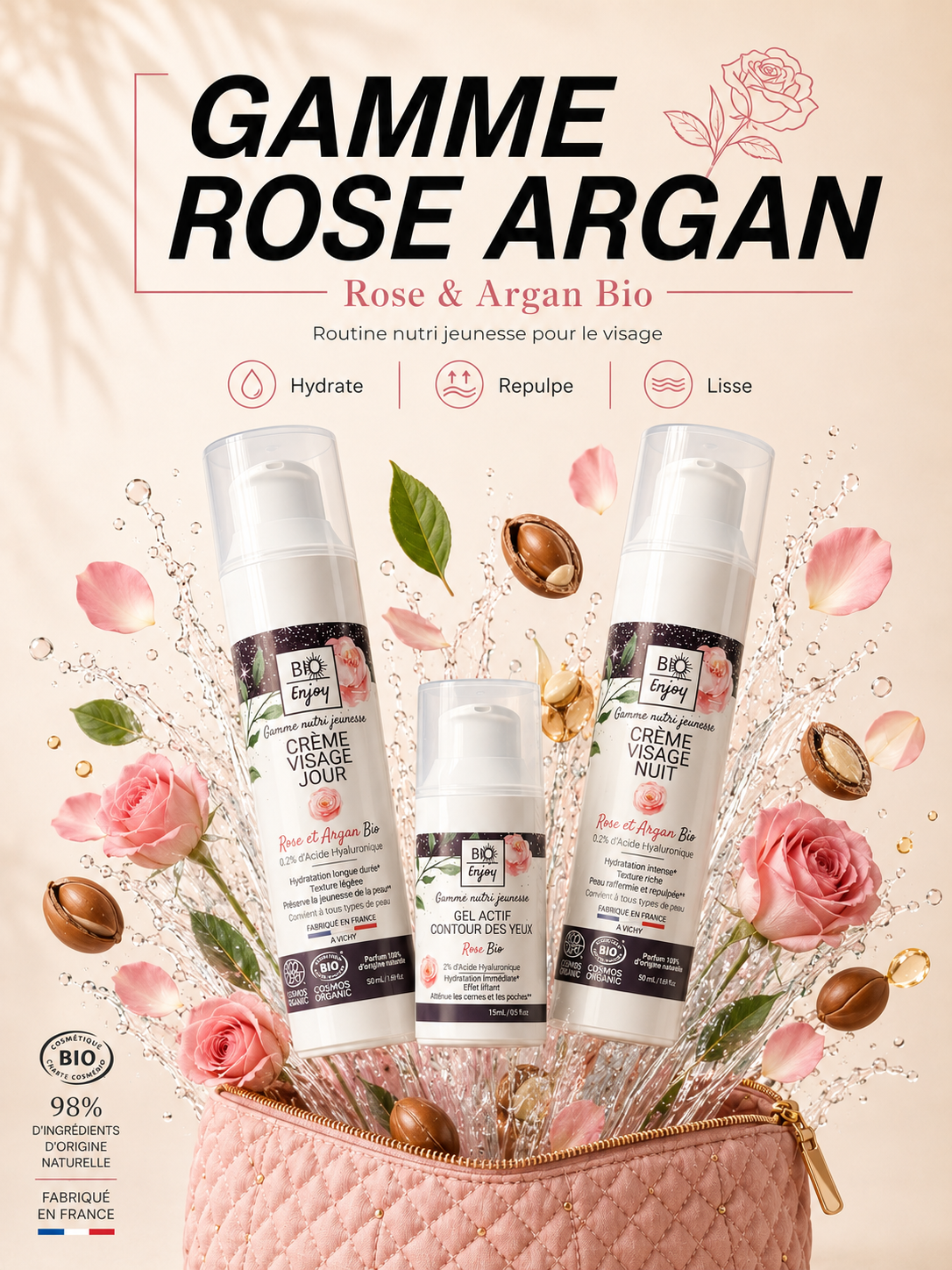 GAMME ROSE ARGAN - Bio Enjoy