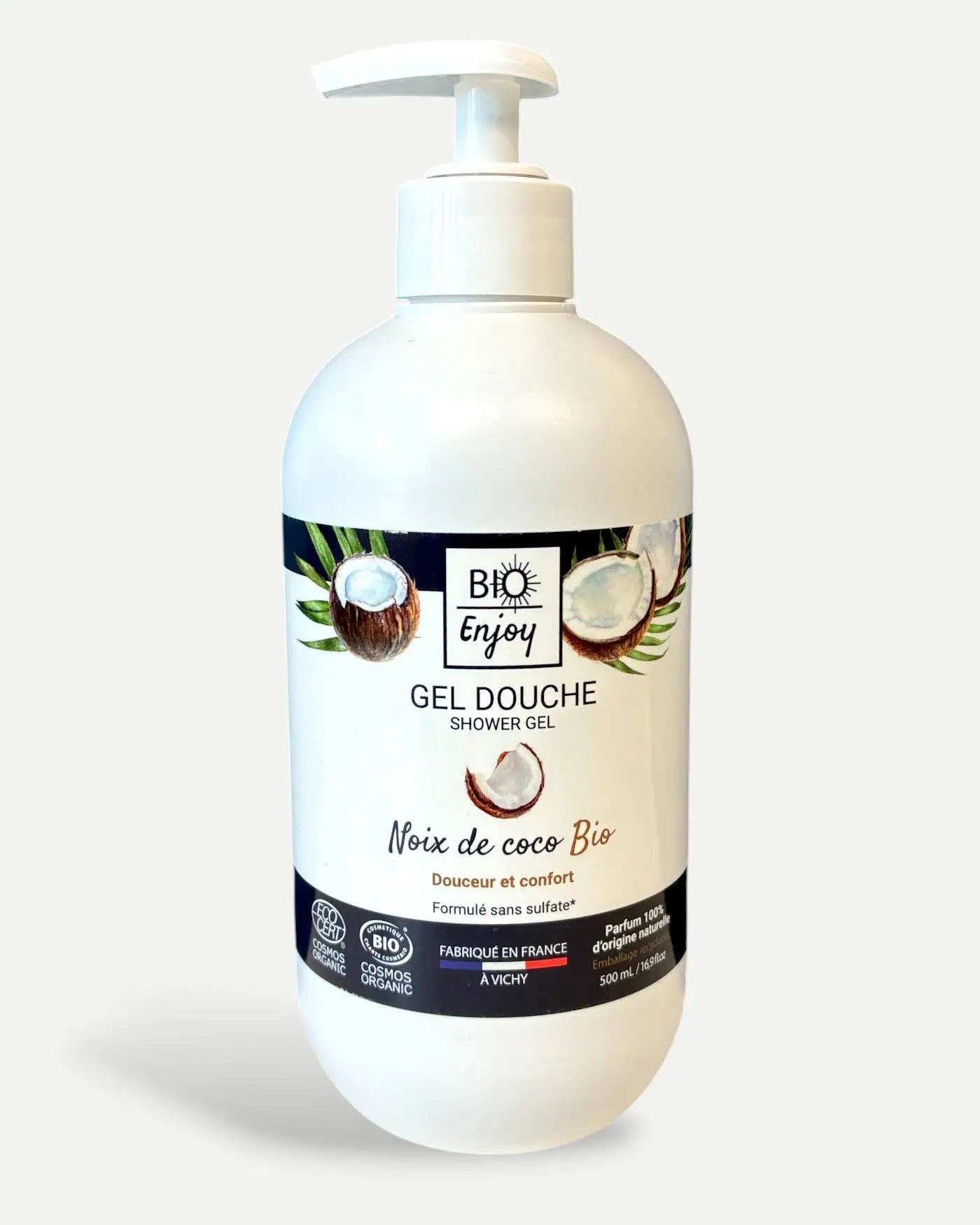 Gel douche Noix de coco BIO 500mL Bio Enjoy