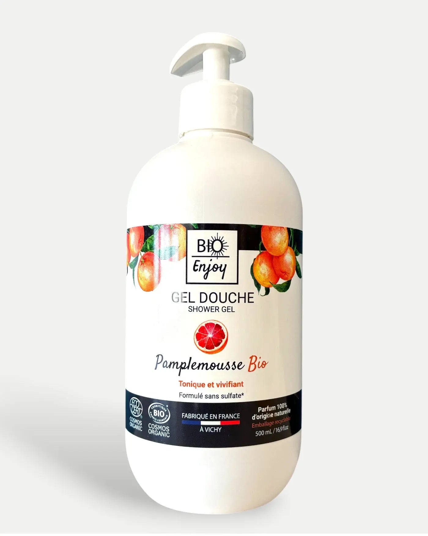 Gel douche Pamplemousse BIO 500mL - Bio Enjoy
