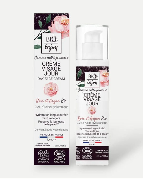 Crème JOUR ROSE ARGAN 50 ML - Bio Enjoy