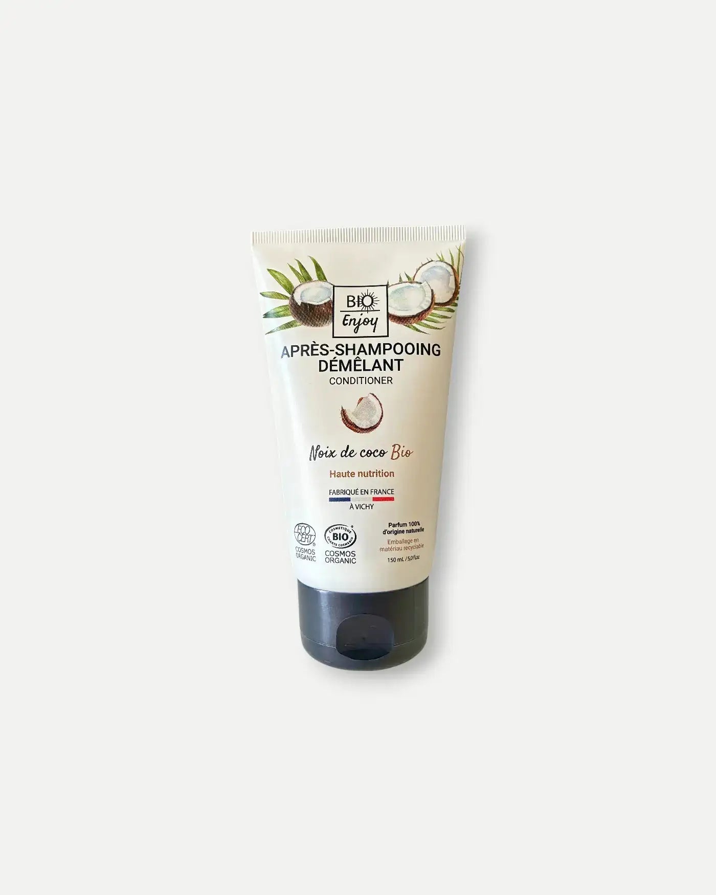 Après - shampooing démêlant Noix de coco BIO 150mL - Bio EnjoyAprès - shampooing démêlant Noix de coco BIO 150mL - Bio Enjoy