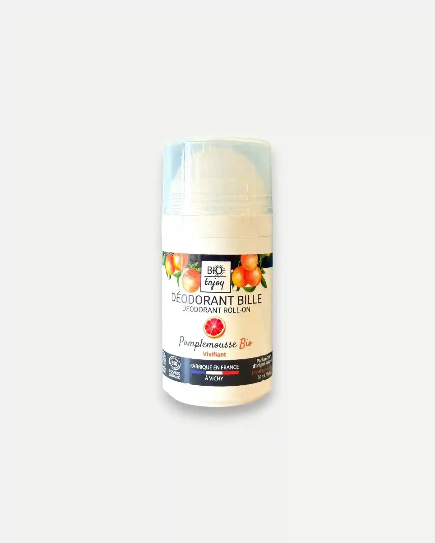 Déodorant bille Pamplemousse BIO 50mL - Bio EnjoyDéodorant bille Pamplemousse BIO 50mL - Bio Enjoy