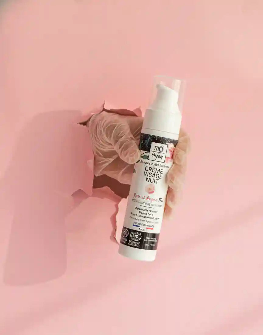 Crème NUIT régénérante ROSE ARGAN 50 ML Bio Enjoy